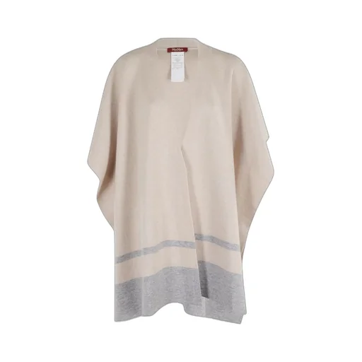 Max Mara Studio Stripe Detailed V-Neck Jacket