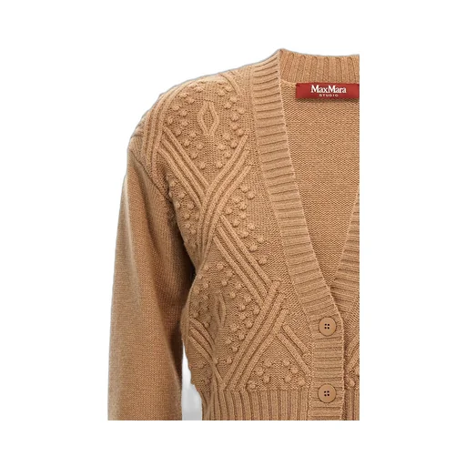 Max Mara Studio Buttoned V-Neck Cardigan