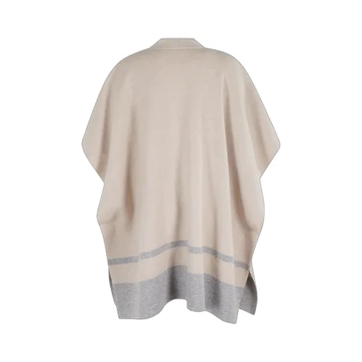 Max Mara Studio Stripe Detailed V-Neck Jacket