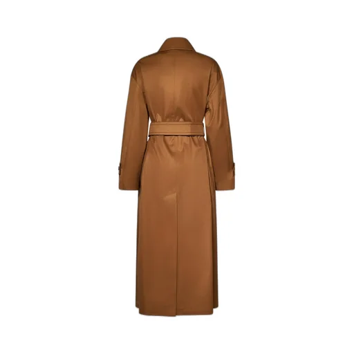Max Mara Studio Pistoia Belted Long-Sleeved Coat