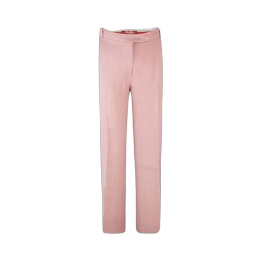 Max Mara Studio Cordova Pleat Detailed Straight Leg Trousers