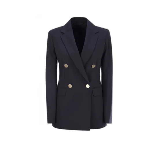 Max Mara Studio Lerici Double-Breasted Long-Sleeved Blazer