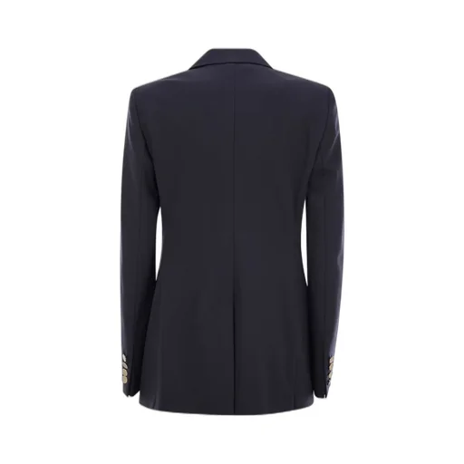 Max Mara Studio Lerici Double-Breasted Long-Sleeved Blazer