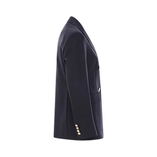 Max Mara Studio Lerici Double-Breasted Long-Sleeved Blazer