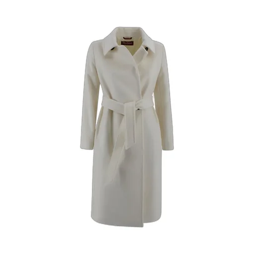 Max Mara Studio Long-Sleeved Belted Coat