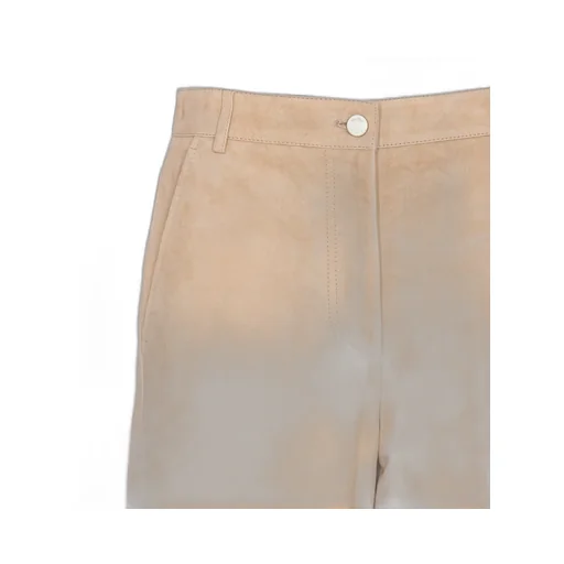 Max Mara Studio Button Detailed Straight Leg Trousers