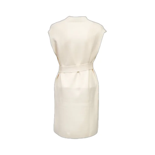 Max Mara Studio Abete V-Neck Belted Dress