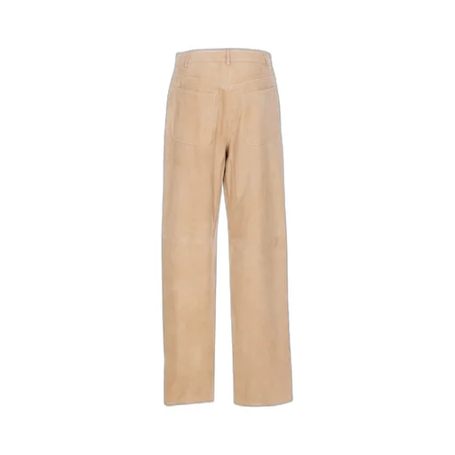 Max Mara Studio Button Detailed Straight Leg Trousers