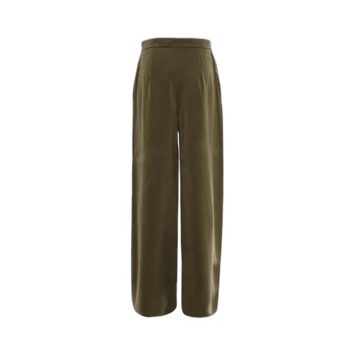 Max Mara Studio High Waist Wide Leg Trousers
