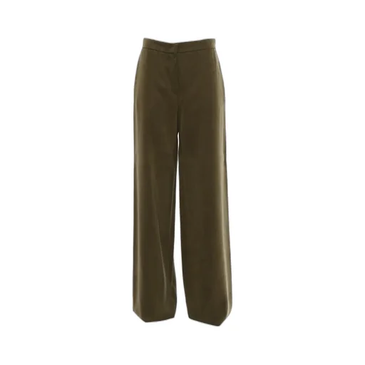 Max Mara Studio High Waist Wide Leg Trousers