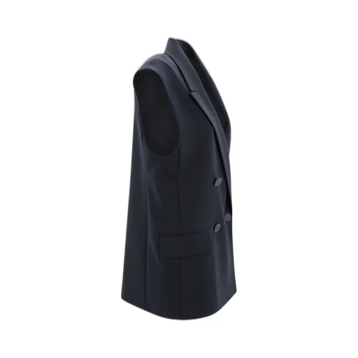 Max Mara Studio Pomez Double-Breasted Gilet