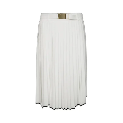 Max Mara Studio Savana Belted Pleated Skirt
