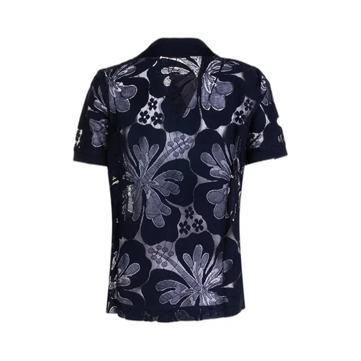 Max Mara Studio Romeo Floral Patterned Lace Detailed Top