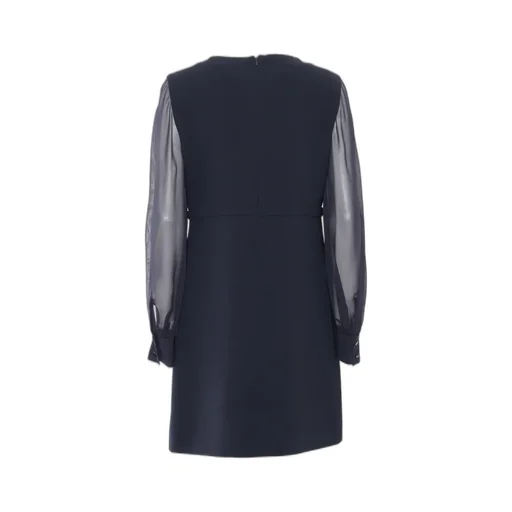 Max Mara Studio Ritmo Crewneck Long-Sleeved Dress