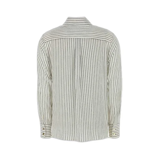 Max Mara Studio Lama Striped Long-Sleeved Shirt
