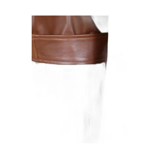 Max Mara Studio Button-Up Belted Jacket