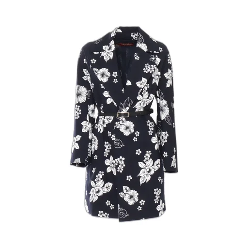 Max Mara Studio Viterbo All-Over Patterned Coat