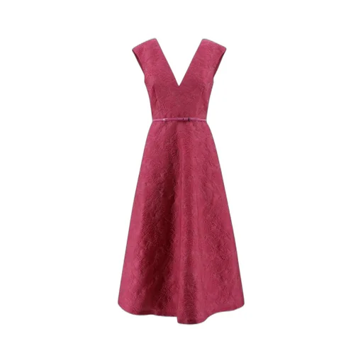 Max Mara Studio Valdese V-Neck Sleeveless Dress