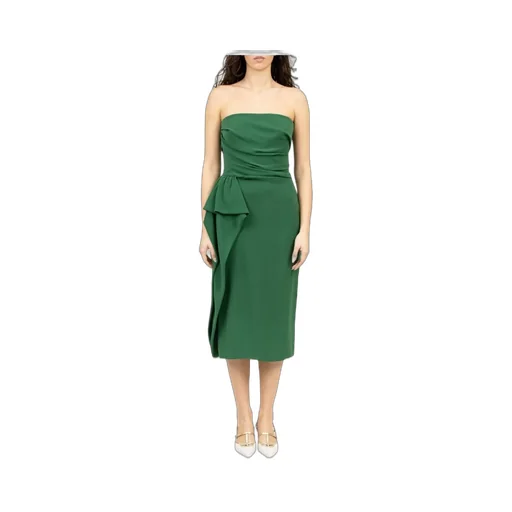 Max Mara Studio Strapless Midi Dress