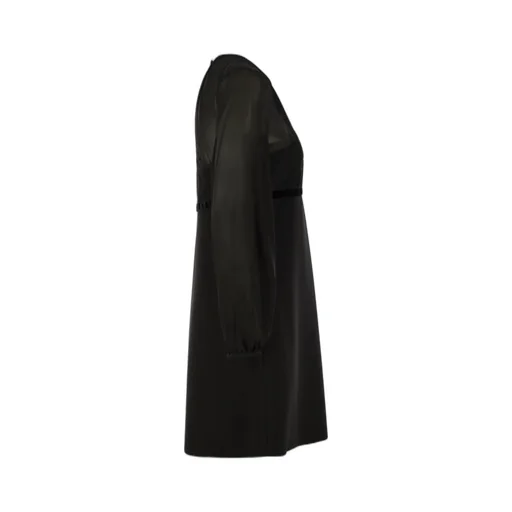 Max Mara Studio Crewneck Long-Sleeved Dress