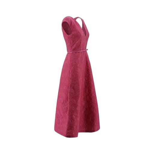 Max Mara Studio Valdese V-Neck Sleeveless Dress