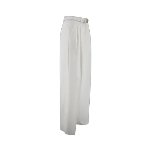 Max Mara Studio Neottia Belted Wide Leg Trousers