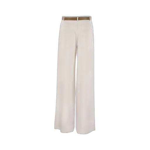Max Mara Studio Murge Belted Wide Leg Trousers