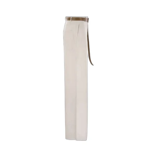 Max Mara Studio Murge Belted Wide Leg Trousers