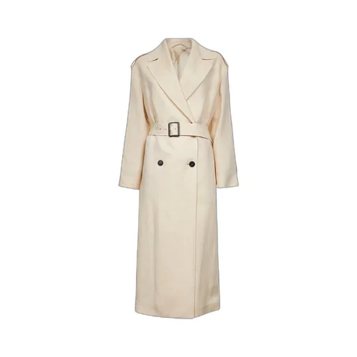 Max Mara Studio Vieste Double-Breasted Belted Coat