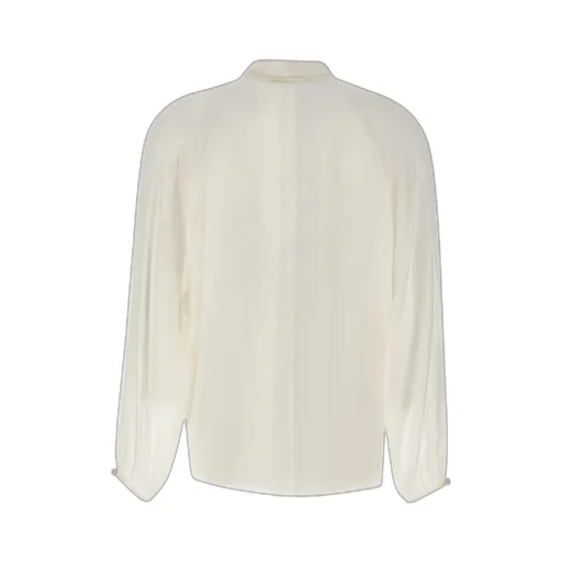 Max Mara Studio Pussy-Bow Long-Sleeved Top