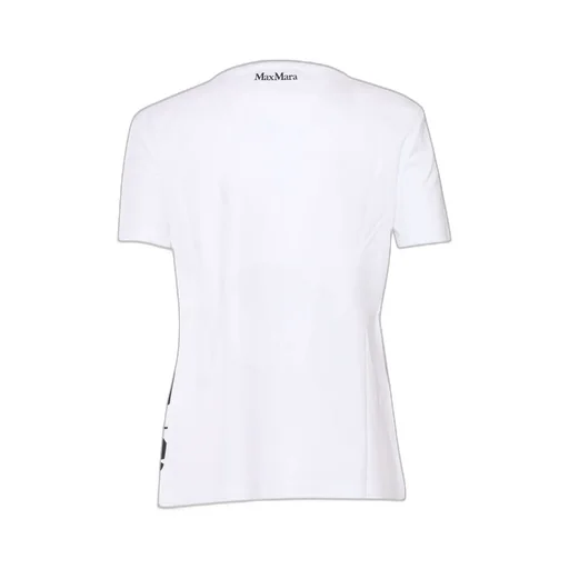 Max Mara Studio Floral Printed Crewneck T-Shirt