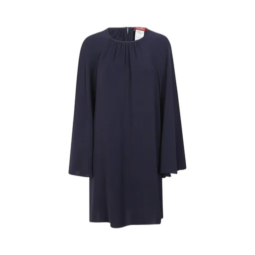 Max Mara Studio Madia Crewneck Long-Sleeved Dress