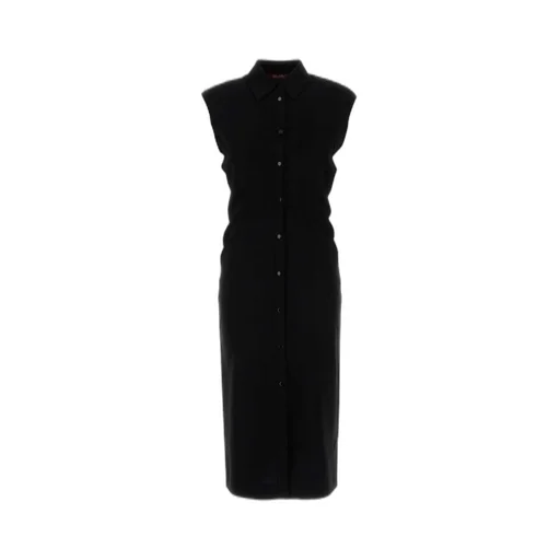 Max Mara Studio Sughero Straight Hem Sleeveless Dress