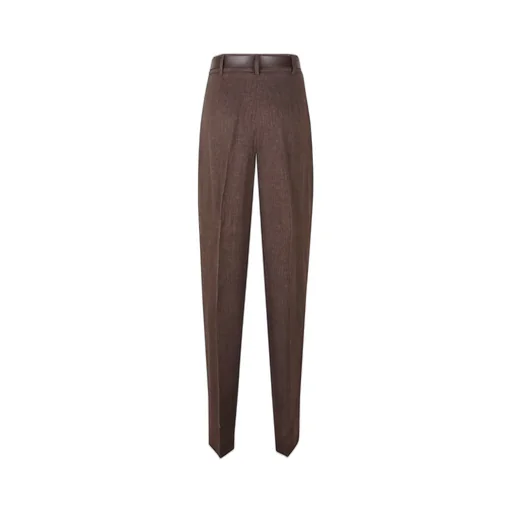 Max Mara Studio Belted Wide Leg Trousers