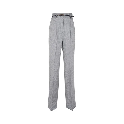 Max Mara Studio Belted Straight Leg Pants