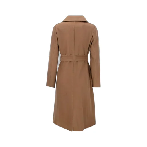 Max Mara Studio Belted Long-Sleeved Coat