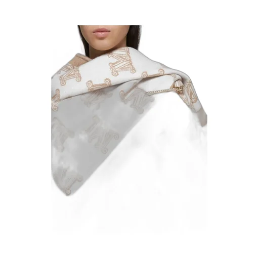 Max Mara Studio Frinestd V-Neck Fringed Edge Cape