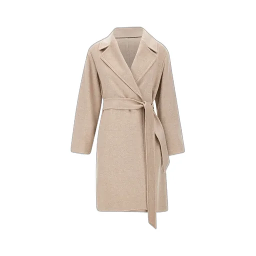 Max Mara Studio Pazzo Belted Long-Sleeved Coat