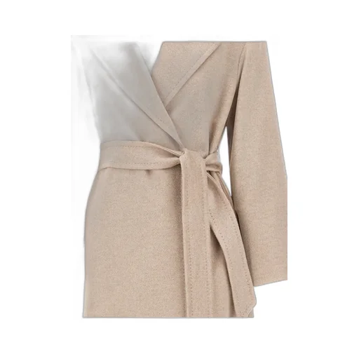 Max Mara Studio Pazzo Belted Long-Sleeved Coat
