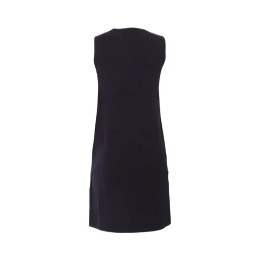 Max Mara Studio Crewneck Sleeveless Midi Dress