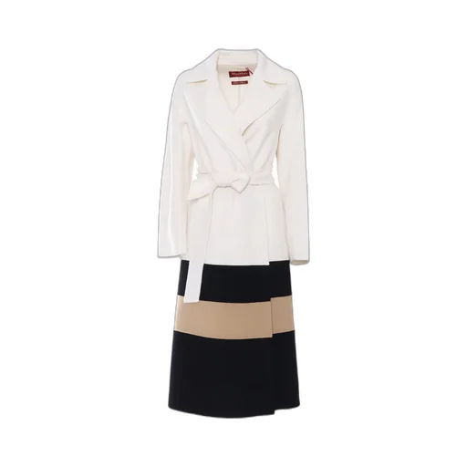 Max Mara Studio Arena Belted Panelled Coat