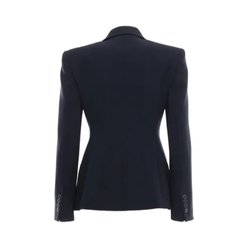 Max Mara Studio Double-Breasted Long-Sleeved Blazer