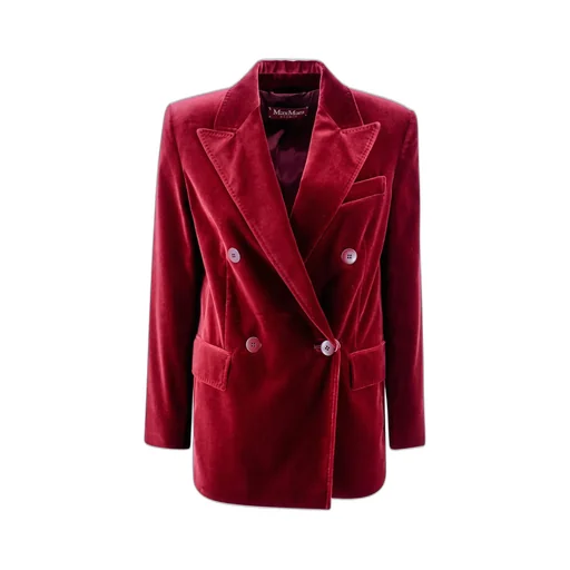 Max Mara Studio Digione Double-Breasted Long-Sleeved Jacket