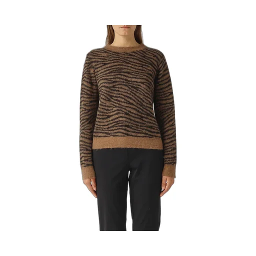 Max Mara Studio All-Over Patterned Crewneck Jumper