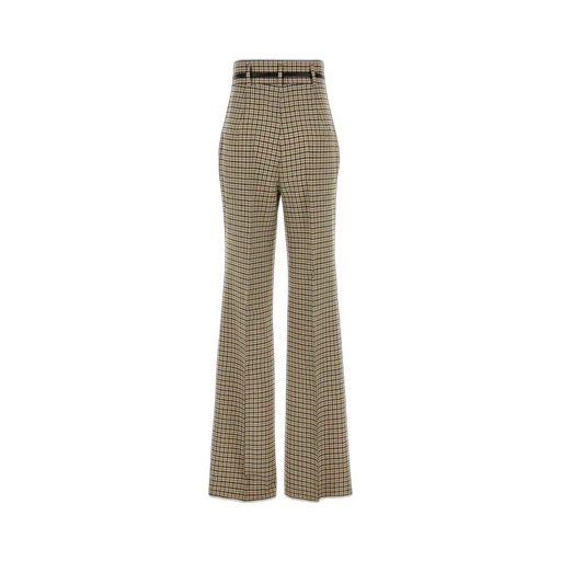 Max Mara Studio Belted Checked Pants