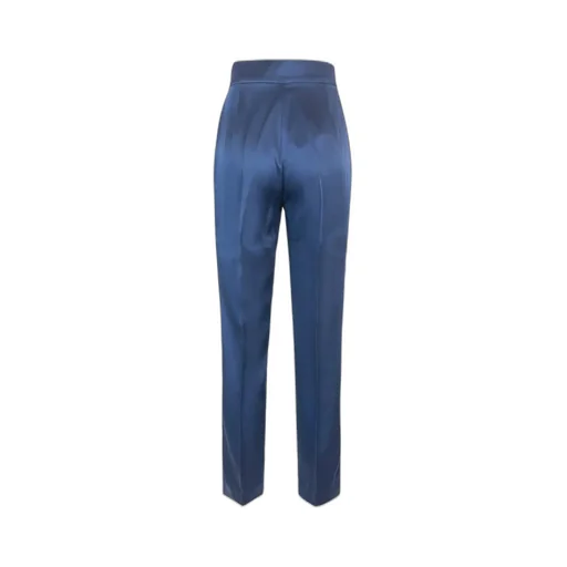 Max Mara Studio Envers Satin Cigarette Trousers