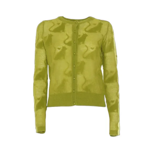 Max Mara Studio Alvaro Buttoned Crewneck Cardigan