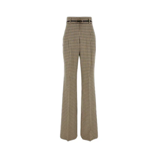 Max Mara Studio Belted Checked Pants