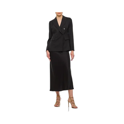 Max Mara Sanna Double-Breasted Long-Sleeved Jacket