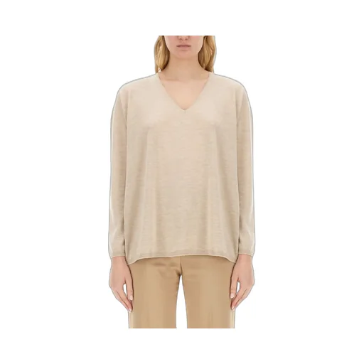 Max Mara Freccia V-Neck Long-Sleeved Jumper